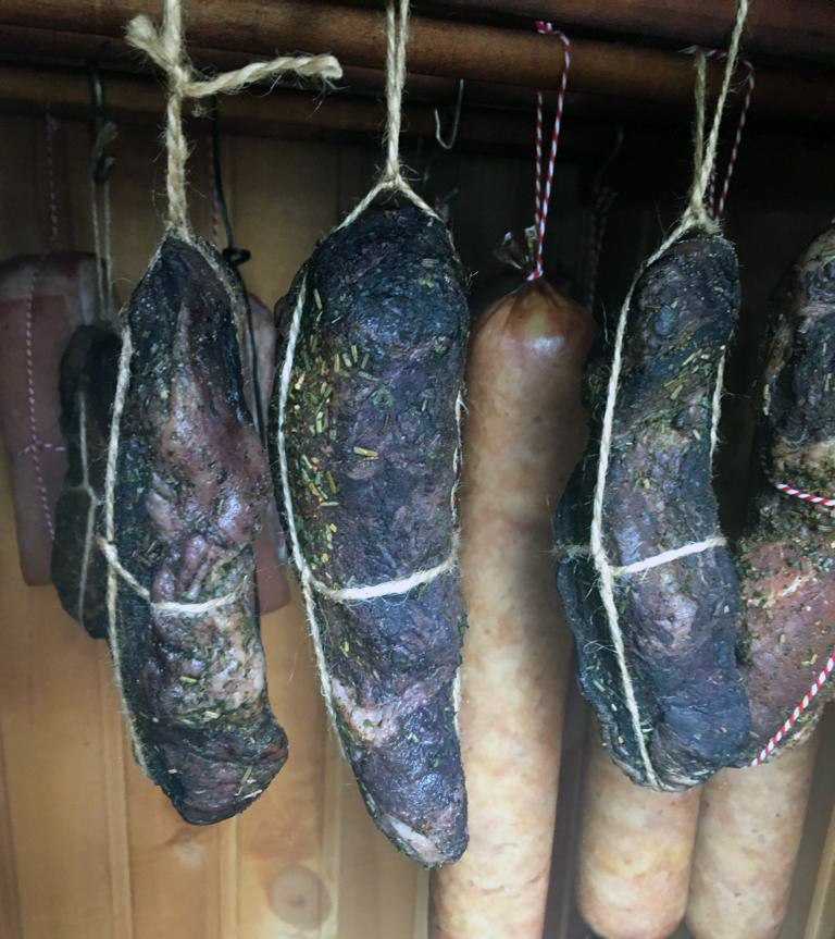 Meat guides: Dry-cured pork. - My, Meat, Hyde, Yummy, Longpost, Recipe, Cooking, Raw dried meat