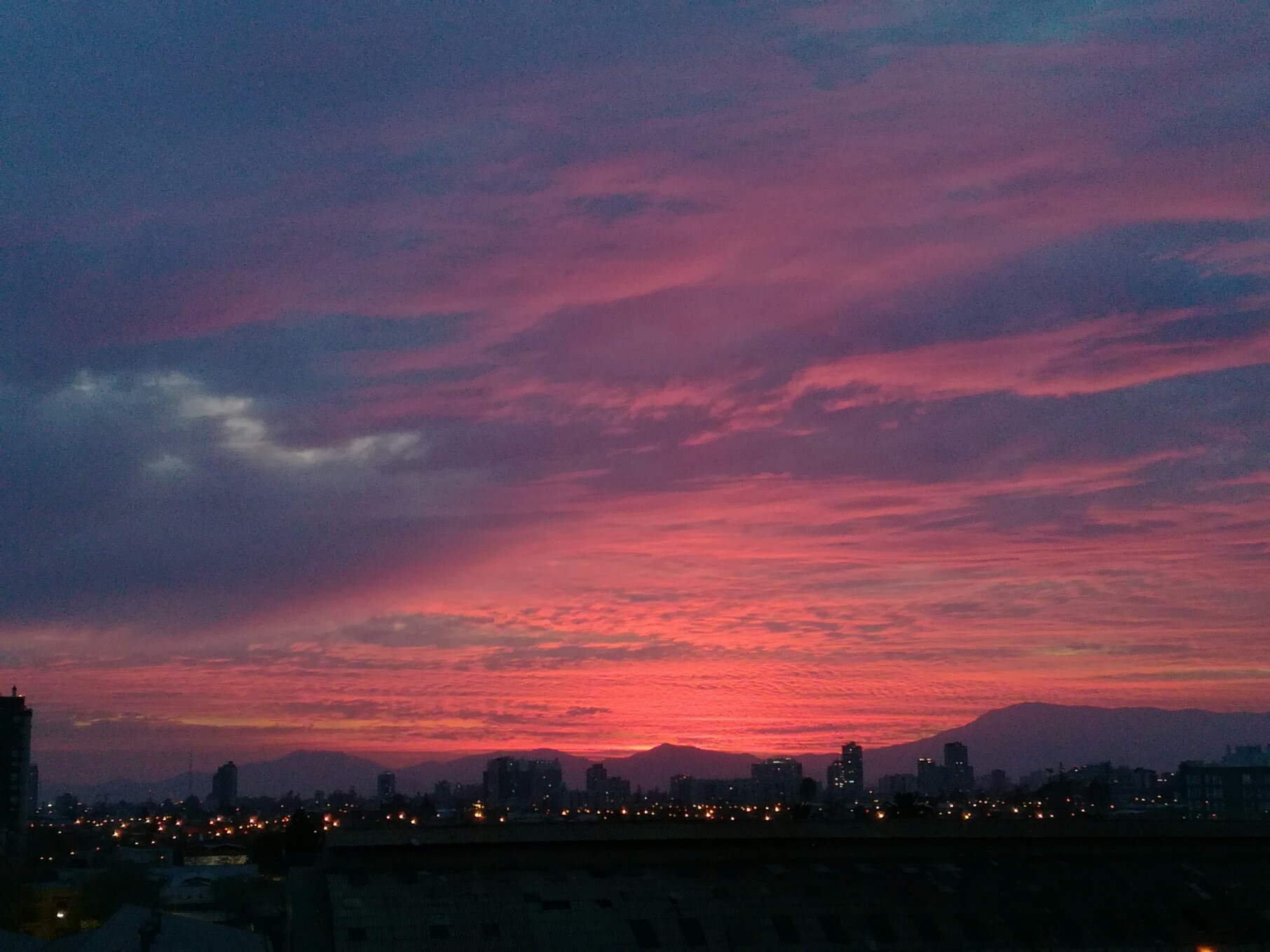 Sunsets in Chile - My, Chile, South America, Sunset, Longpost