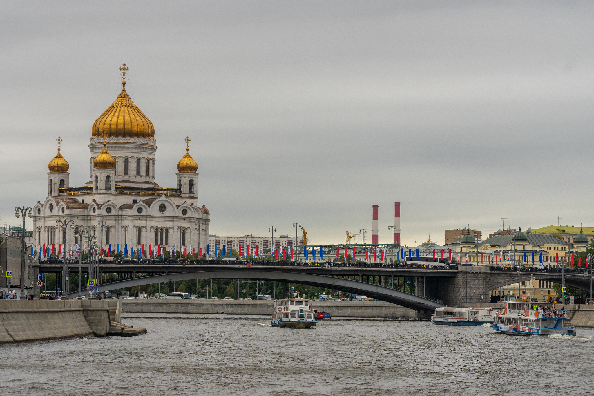 Shades of gray city of Moscow - My, Moscow, Moscow City, Moscow River, River tram, Excursion, The photo, Longpost