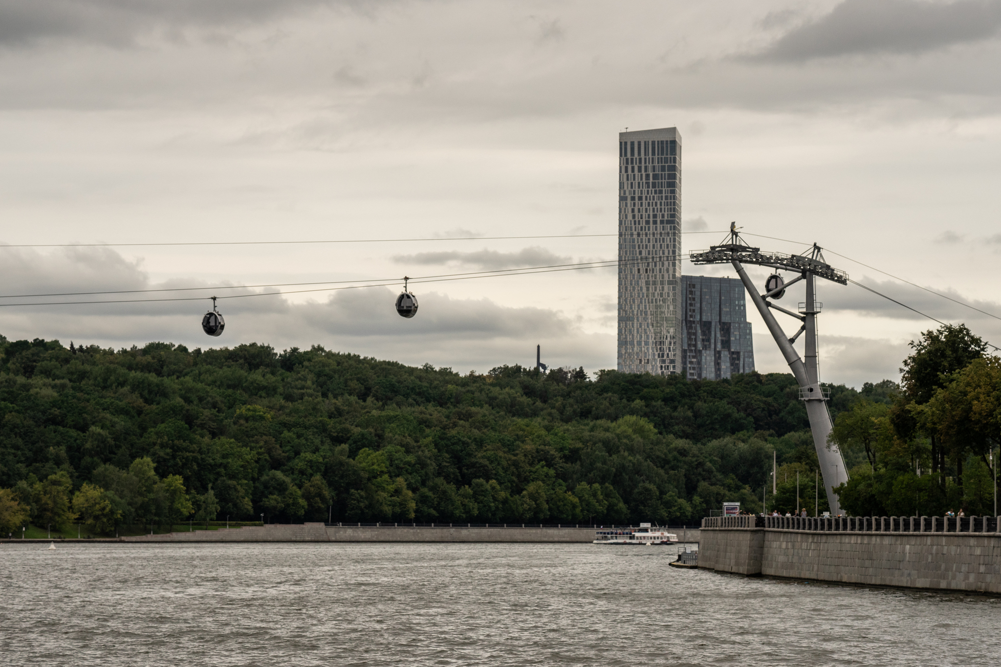 Shades of gray city of Moscow - My, Moscow, Moscow City, Moscow River, River tram, Excursion, The photo, Longpost