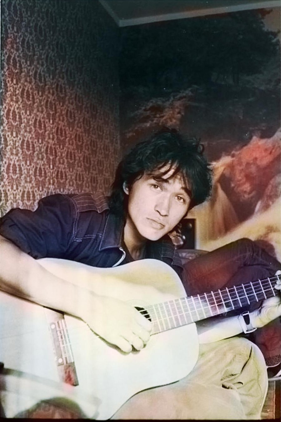 Coloring photos of Viktor Tsoi - Choi, Viktor Tsoi, Tsoi is alive, , Colorization, Longpost