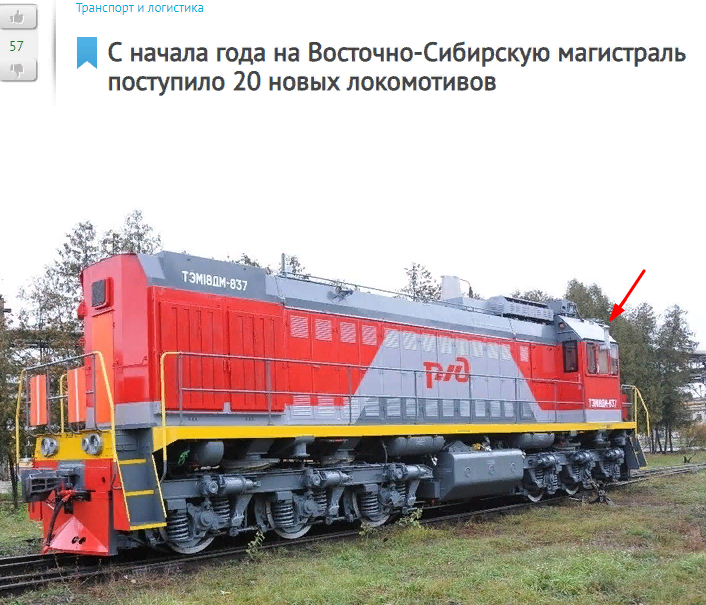 Age of modern technology. - Locomotive, Mystery, Siberia