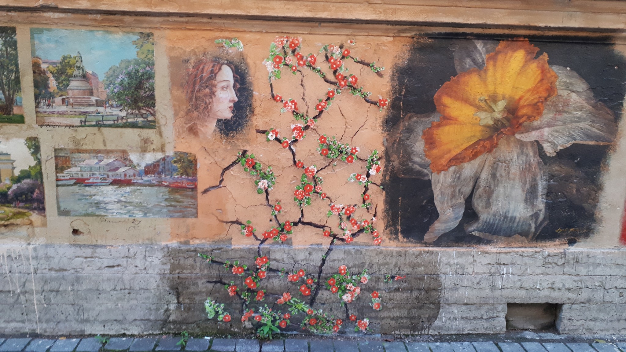 Street paintings of St. Petersburg - My, Street art, Longpost, Running City