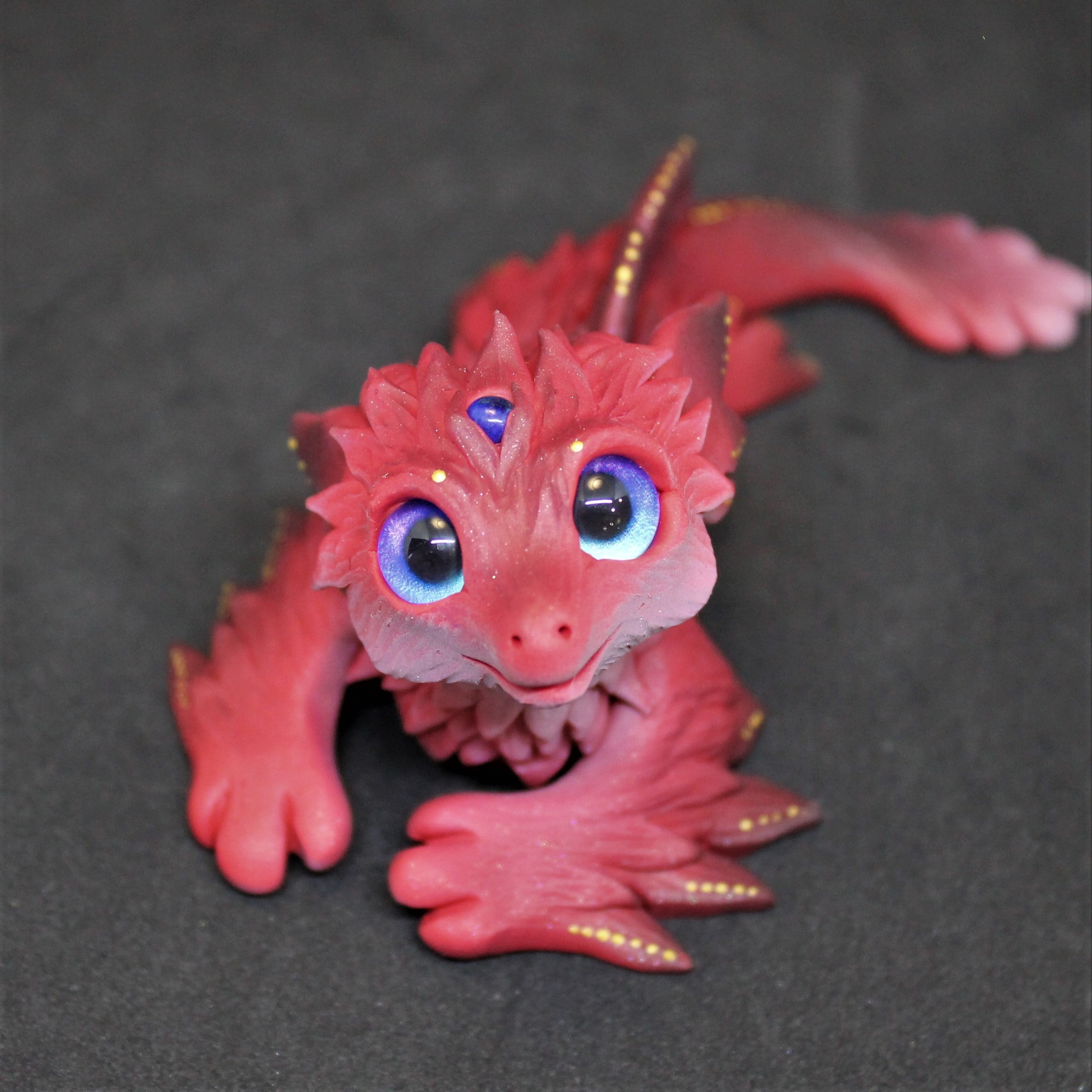 Coral - My, Needlework without process, Лепка, Polymer clay, The Dragon, Handmade, Longpost