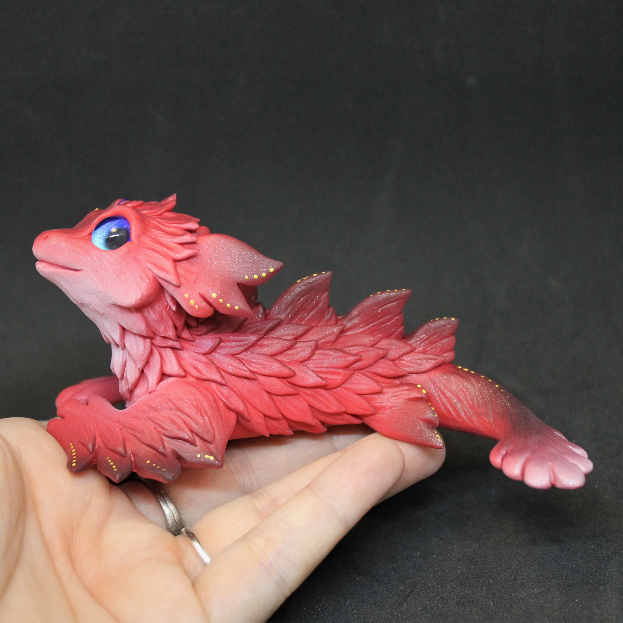 Coral - My, Needlework without process, Лепка, Polymer clay, The Dragon, Handmade, Longpost