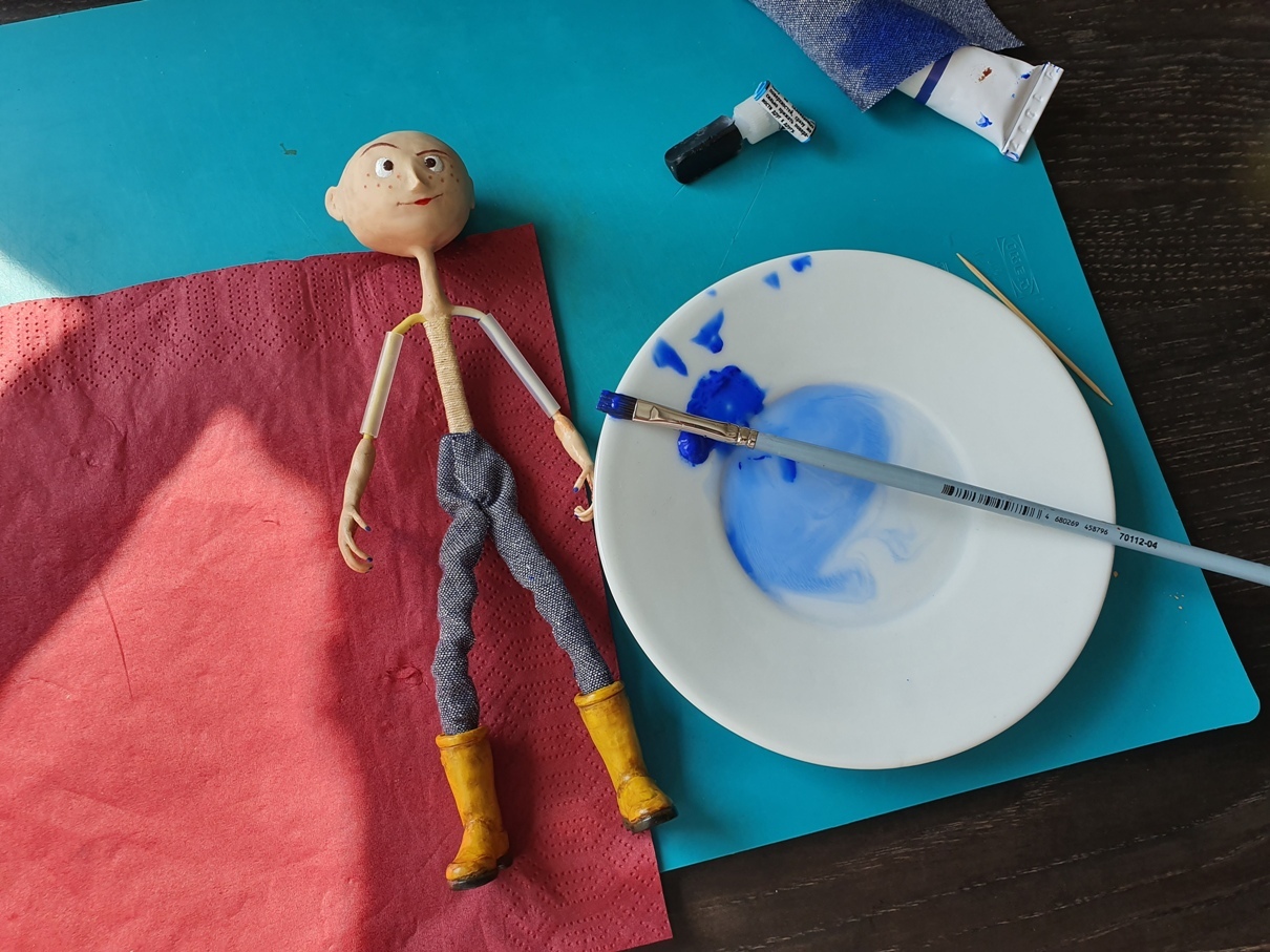 A humorous story with pictures about the making of a Coraline doll. 2 part. - My, Coraline in Nightmare Land, Coraline, With your own hands, Doll, Longpost