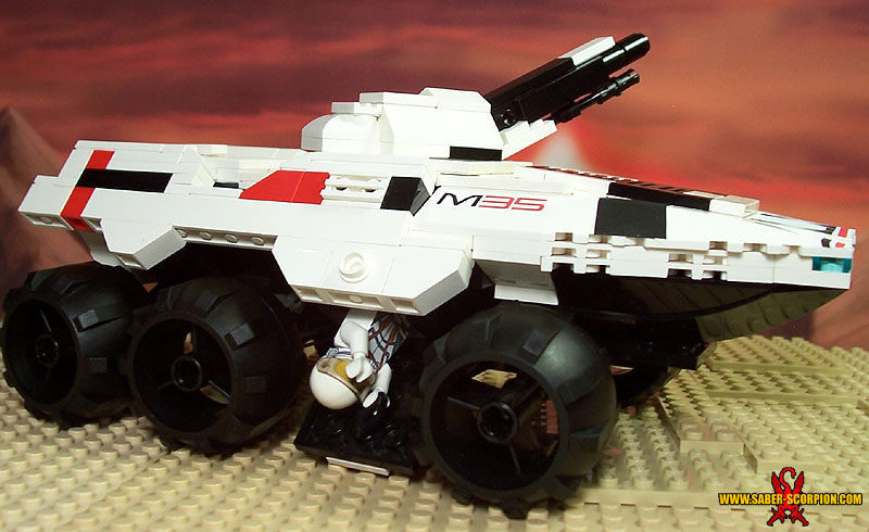 Лего Мако Масс Эффект (Lego M-35 Mako Mass Effect) - Моё, LEGO, Mass Effect, Танки, Конструктор, Игры, Мако, Длиннопост