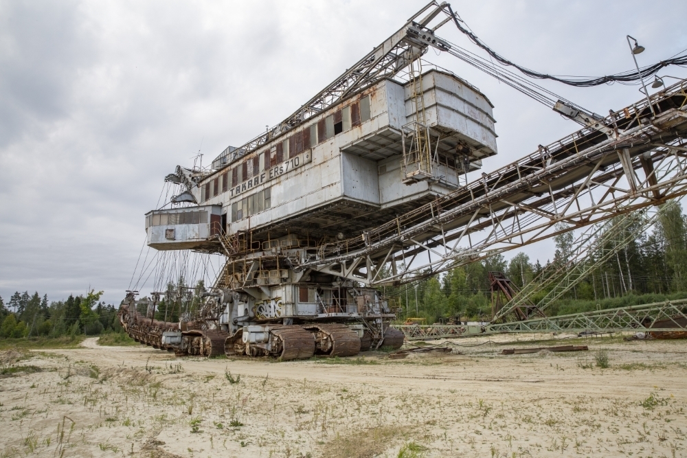 Moscow region giant: the legendary excavator will die soon - Excavator, Technics, Longpost