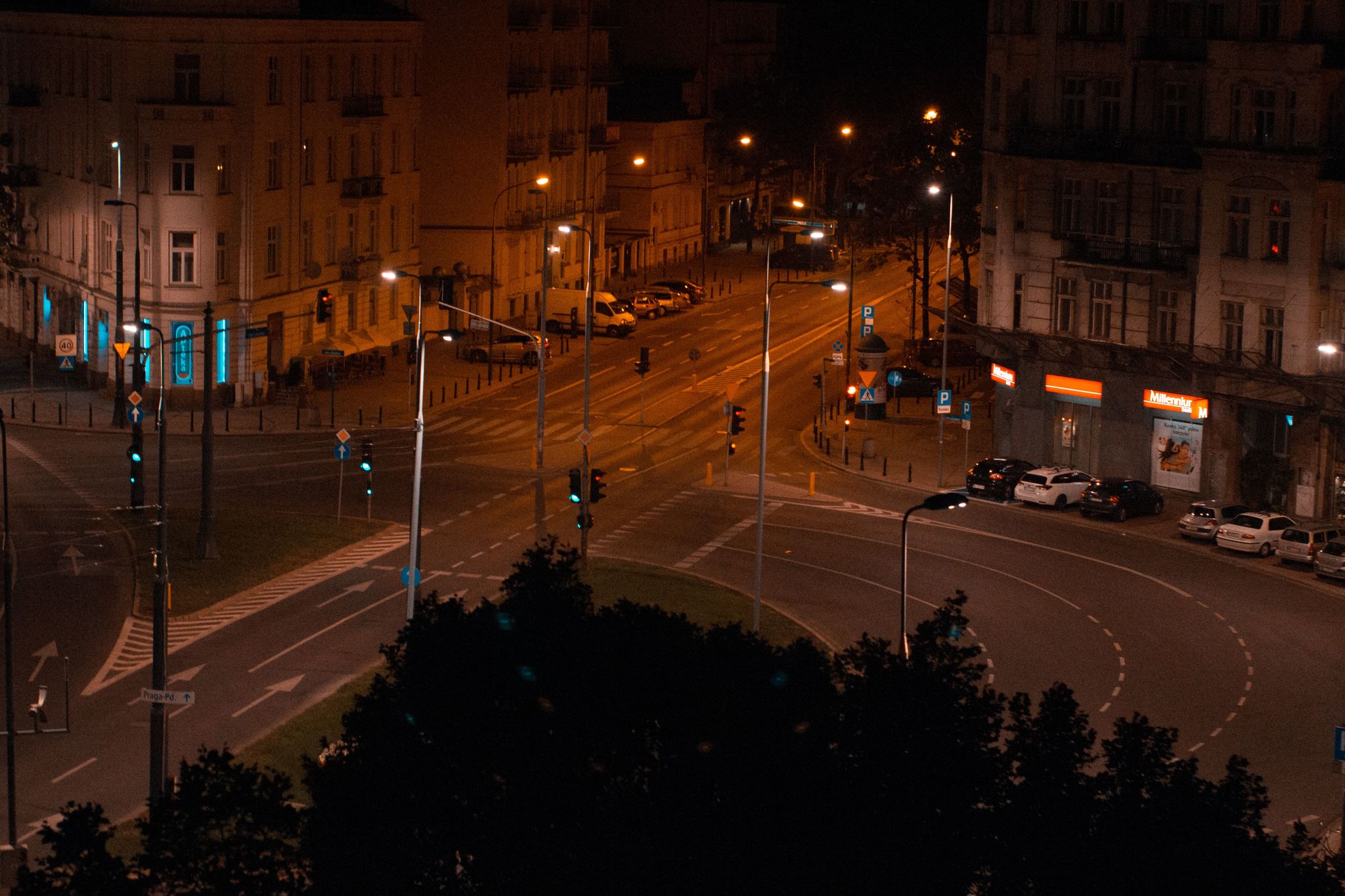 Warsaw day and night - My, Poland, Warsaw, The photo