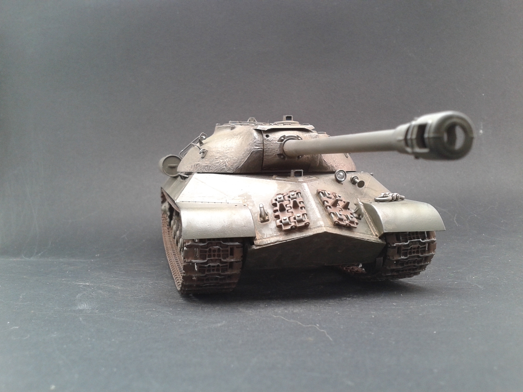 IS-3 from Tamiya.35 scale. - My, Stand modeling, IS-3, Longpost