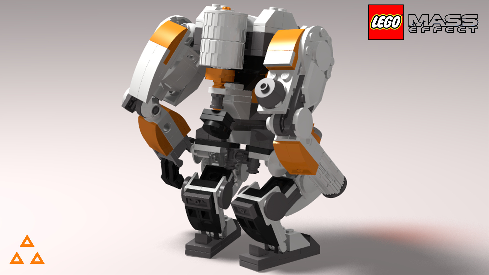 Lego Mass Effect Ymir / collection of furs ( Lego Mass Effect Ymir) - My, Lego, Mass effect, Robot, Fur, Games, LEGO digital designer, Longpost, Fur