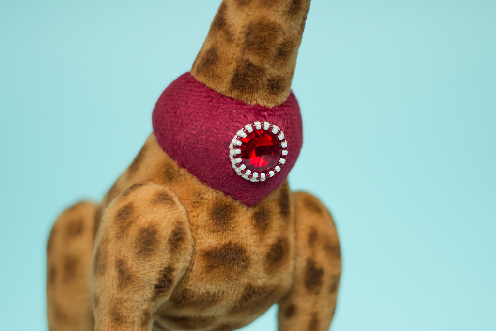 Rafflesian giraffe - My, Needlework without process, Toys, Polymer clay, Giraffe, Longpost