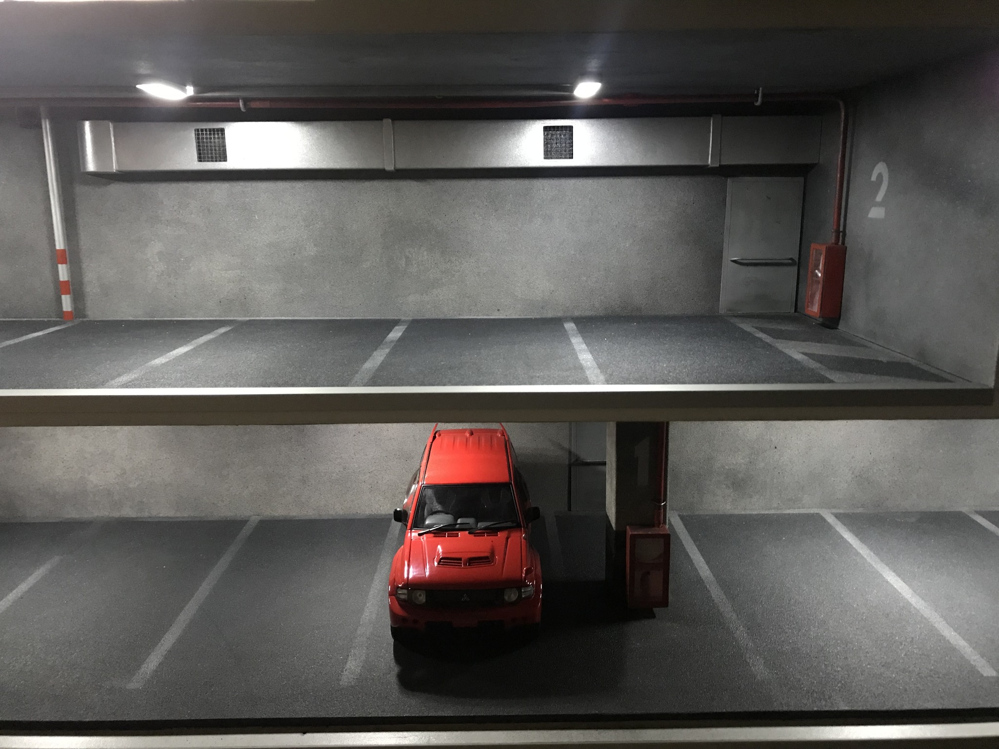 Диорама паркинг 1 24