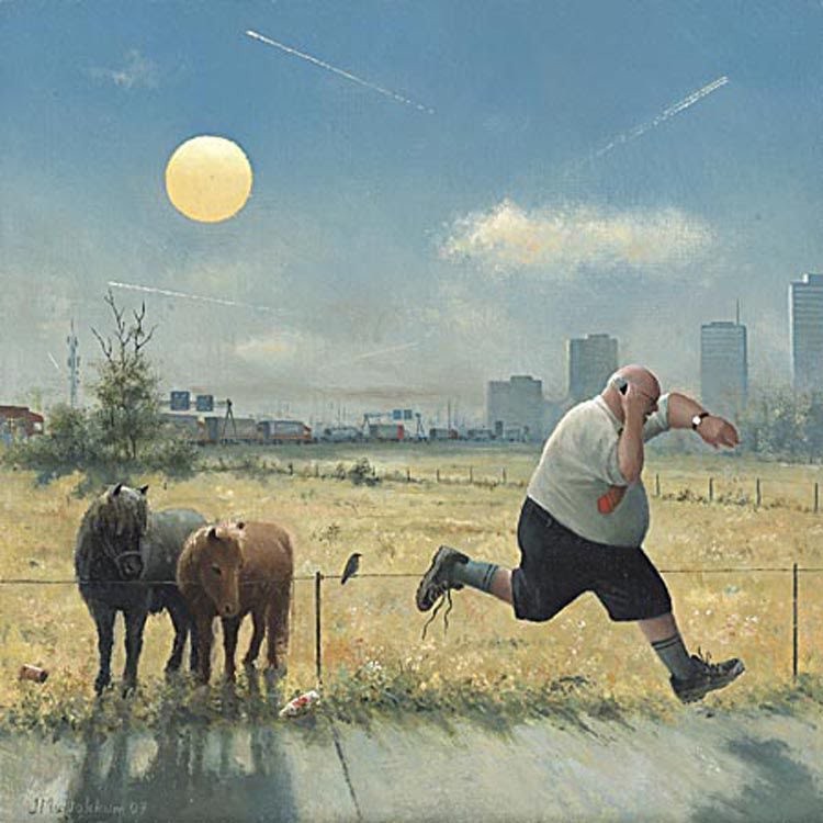 Художник Marius van Dokkum - Арт, Рисунок, Подборка, Пожилые, Marius Van Dokkum, Длиннопост