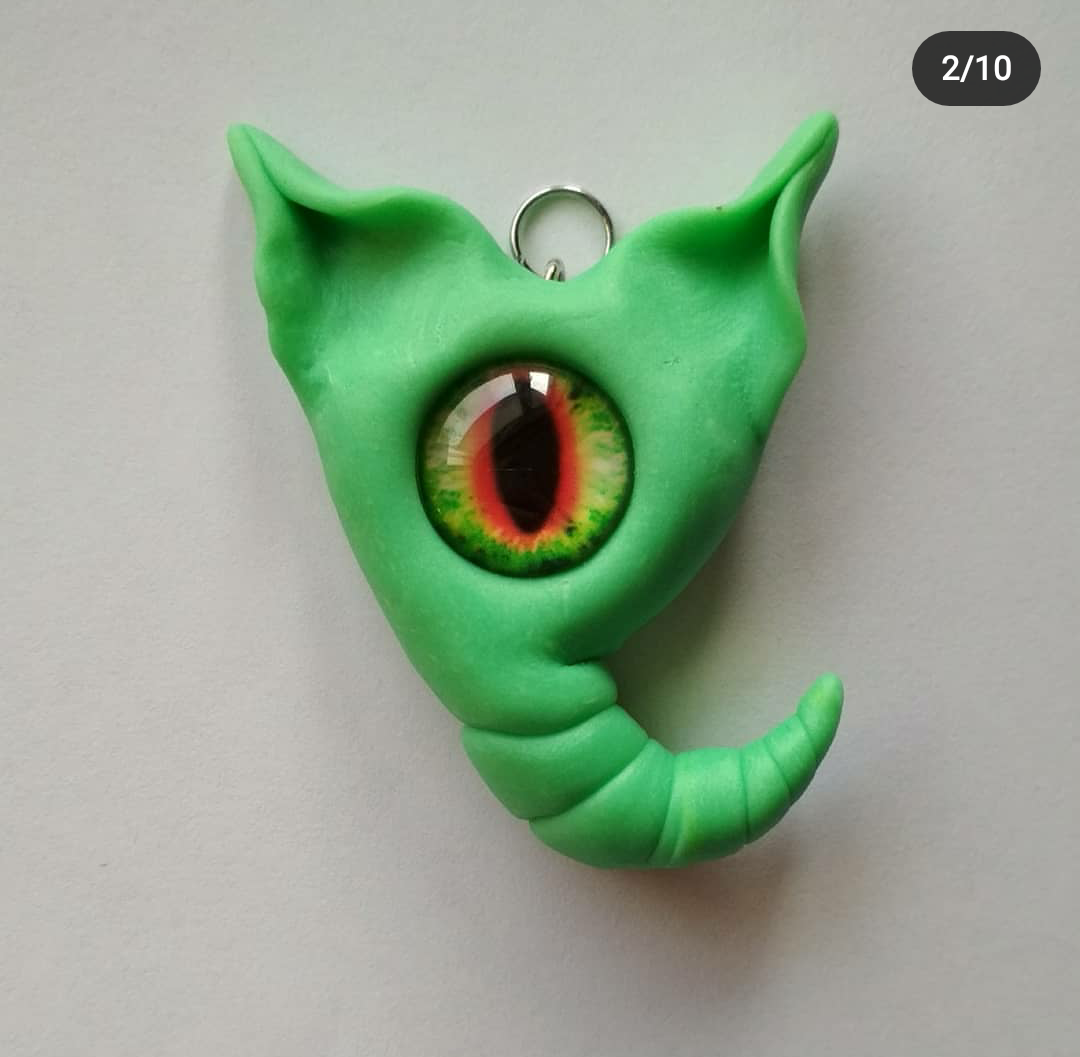 my monsters) - My, Polymer clay, Monster, Hobby, Longpost