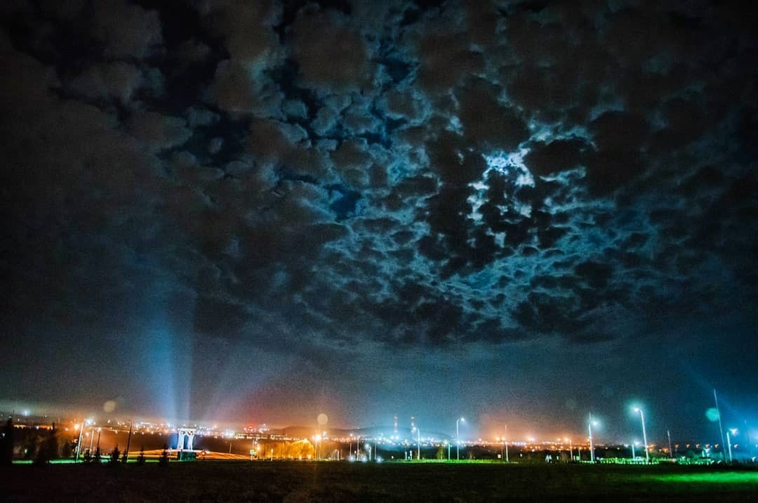 Magnitogorsk. - Magnitogorsk, Chelyabinsk region, Sky, The photo