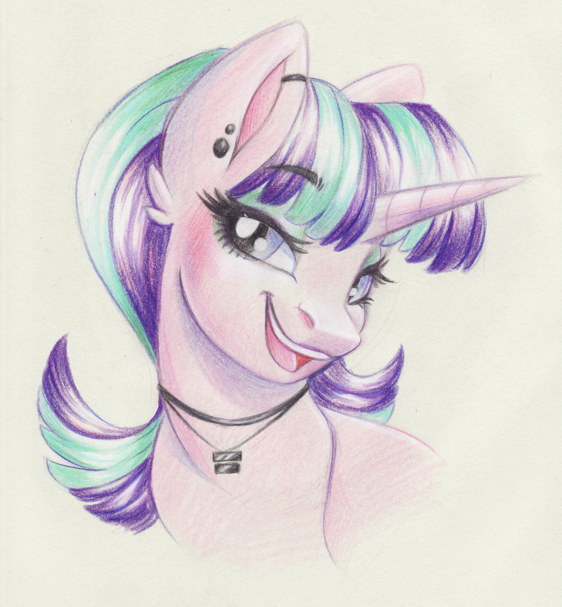 Звездосвета в юности. - My Little Pony, PonyArt, Starlight Glimmer, Faline-Art