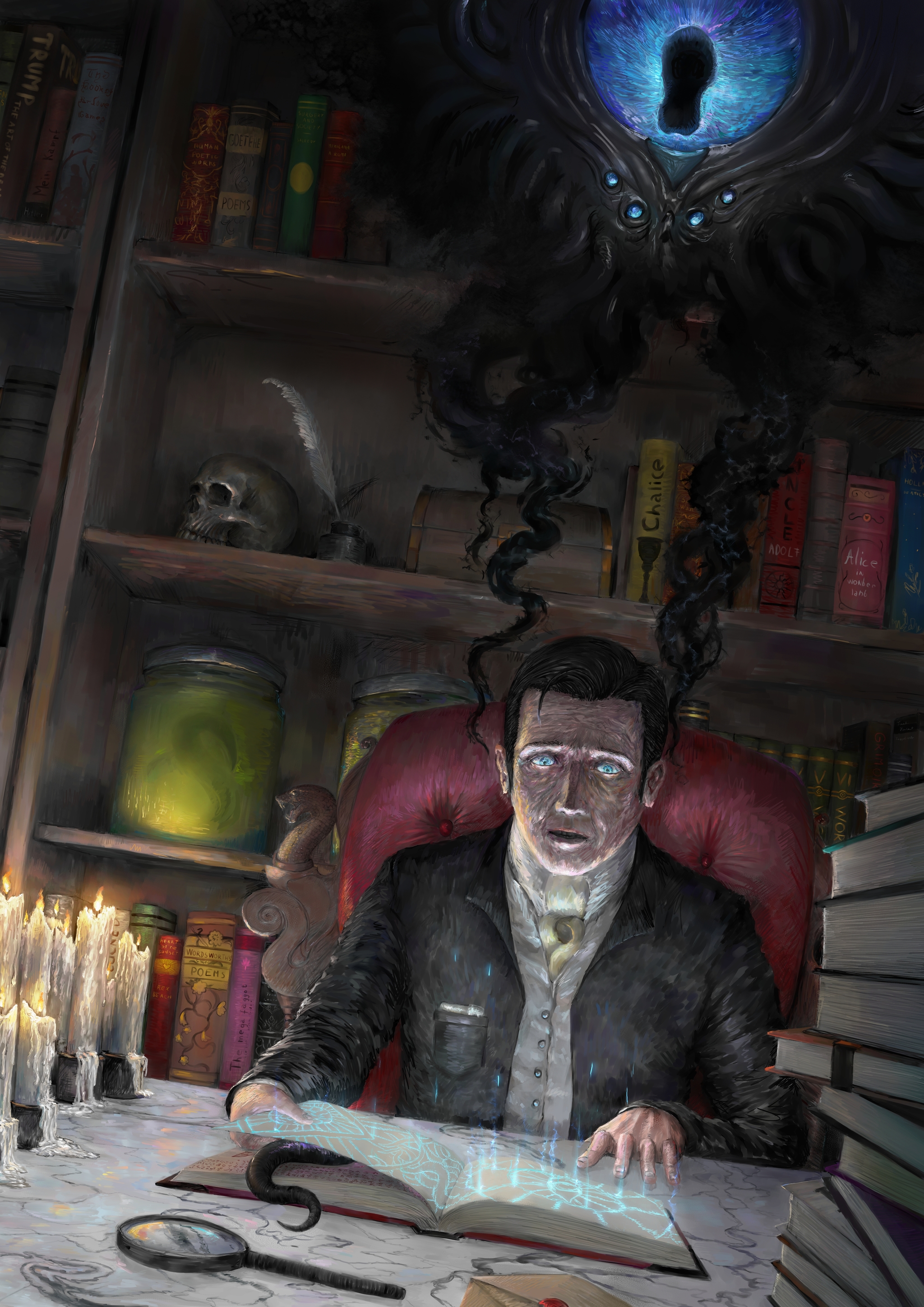 Lovecraft - Говард Филлипс Лавкрафт, Ктулху, Кошмар, Бог, Арт, Литература, Длиннопост, Theocrata