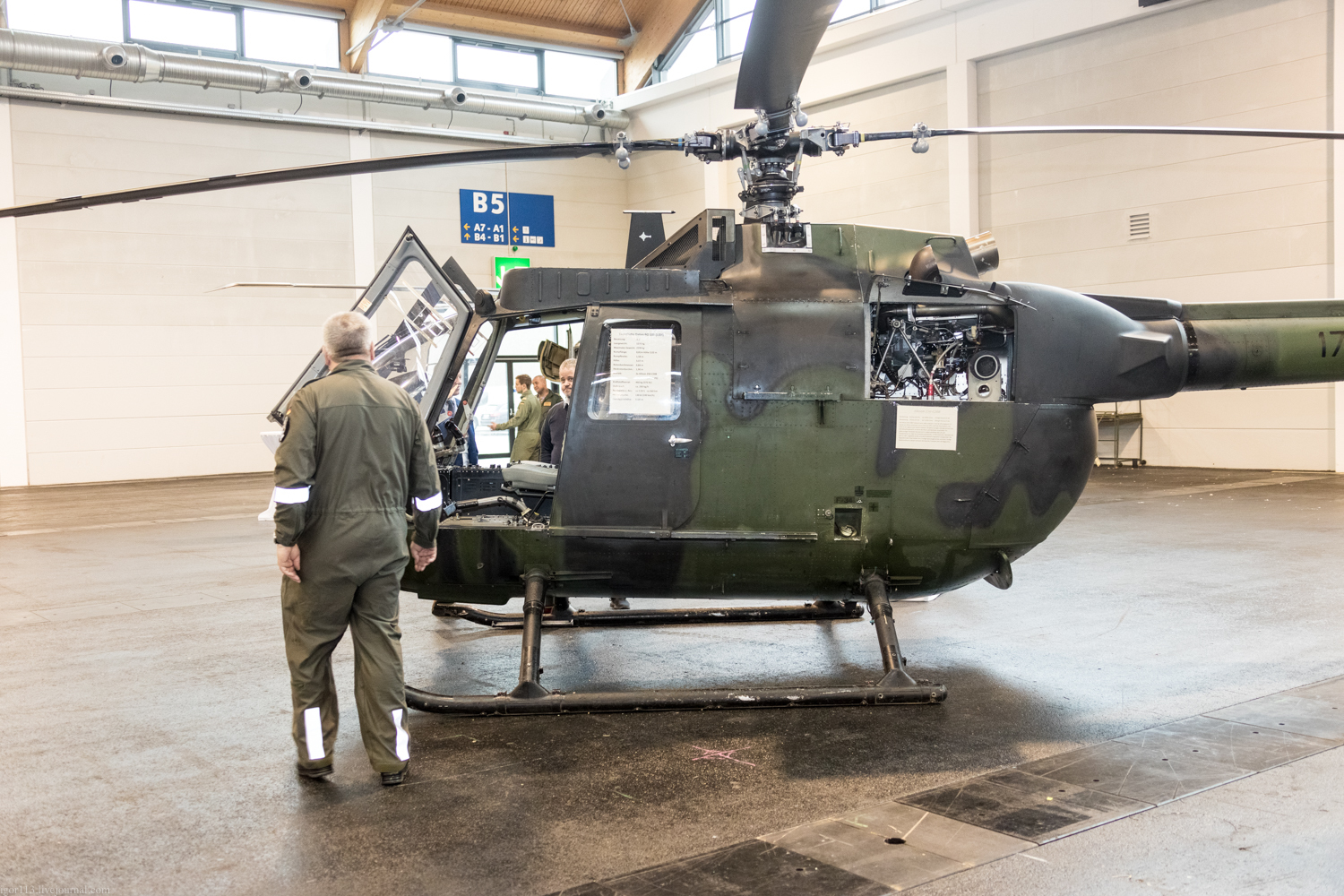 BO-105.Немецкий головастик. - Германия, Вертолет, Длиннопост