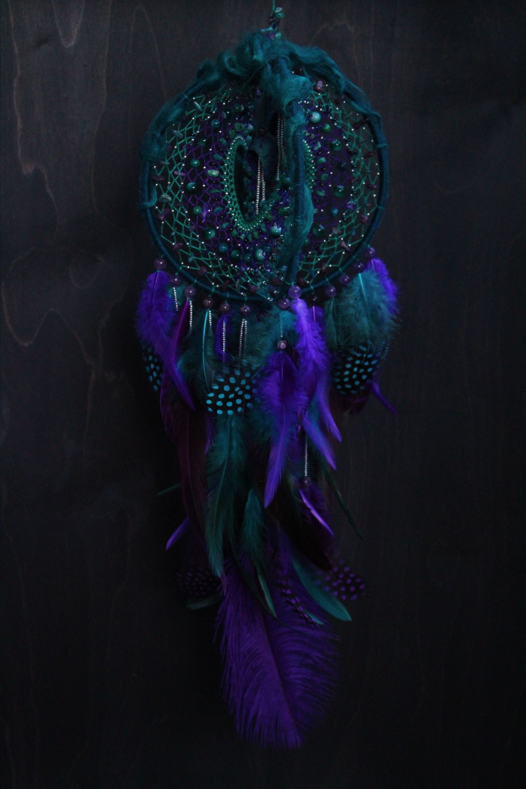 Mermaid's Song - My, Longpost, Needlework, Needlework without process, With your own hands, Dreamcatcher, Handmade