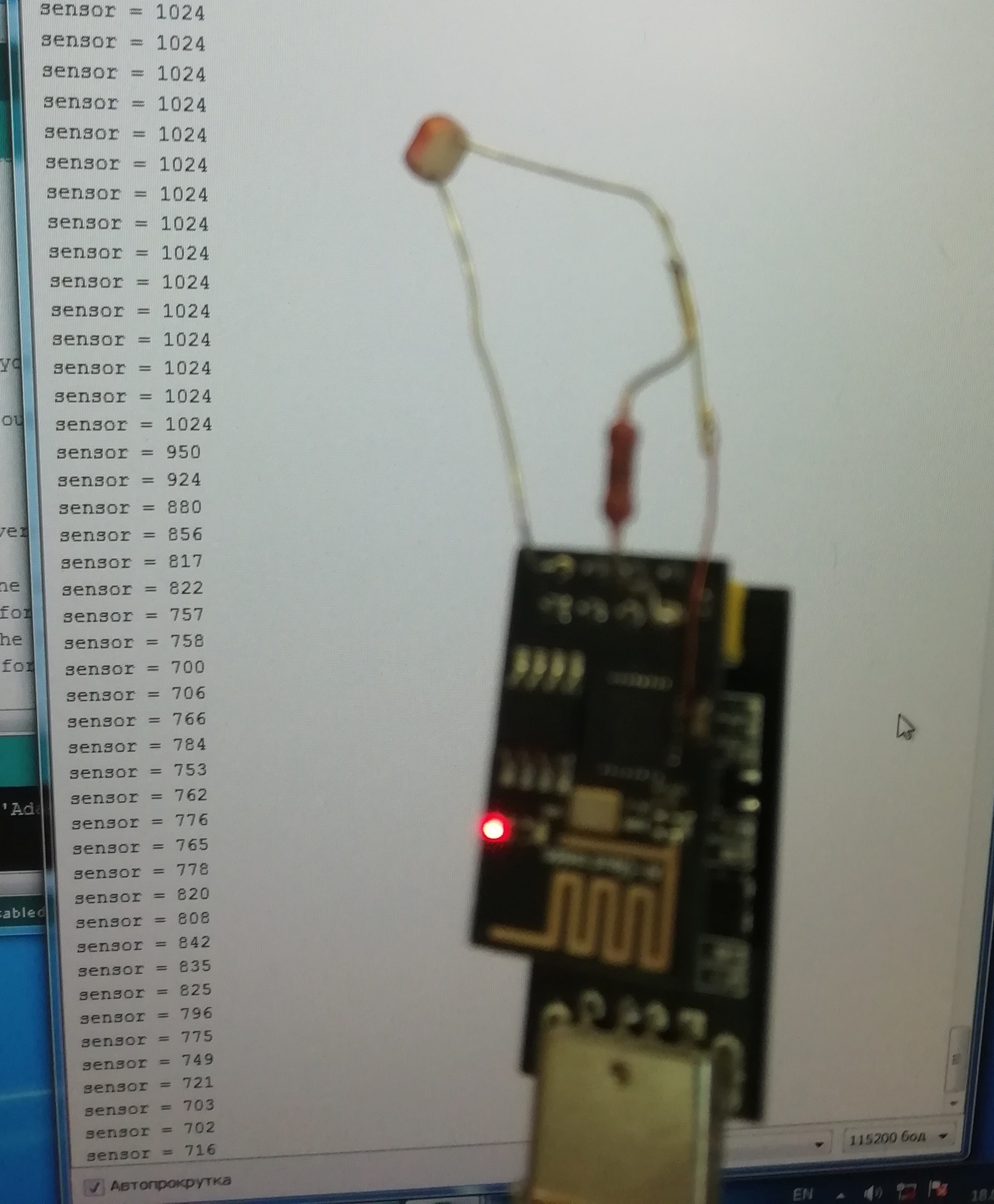 Добавляем аналоговый вход на esp-01. - Моё, Пайка, Esp8266, Аналоговый сигнал, Доработка, Пост, Длиннопост