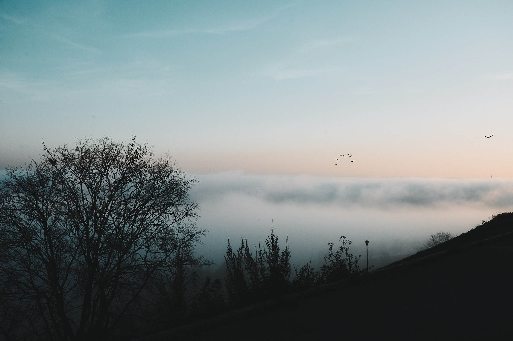 A bit of morning mist :) - My, The photo, Fog, Nizhny Novgorod, Longpost