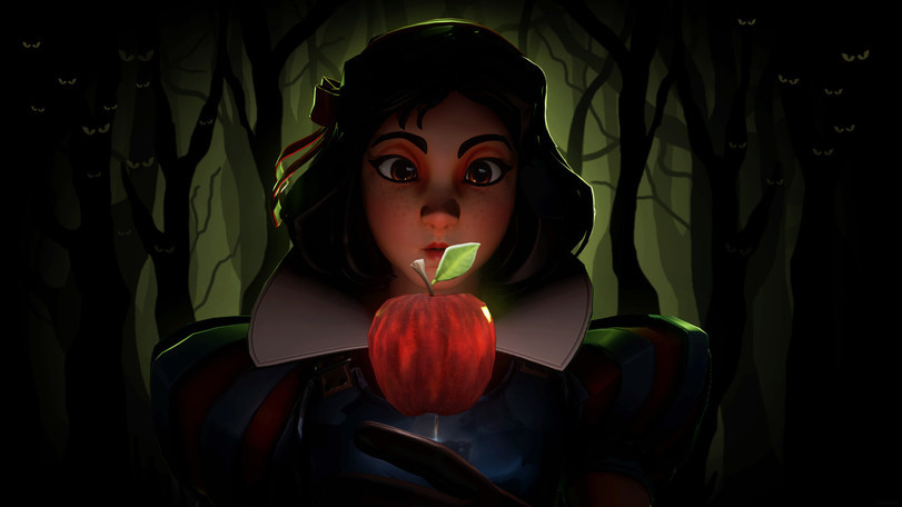 Snow White - Snow White, Fantasy, GIF, Longpost, Digital 3D, Walt disney company, 3D