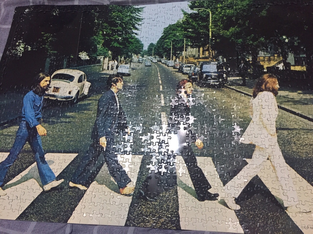 How I collected the Beatles - My, Puzzle, The beatles, Poster, Abbey Road, Paul McCartney, John Lennon, Ringo Starr, George Harrison, Longpost