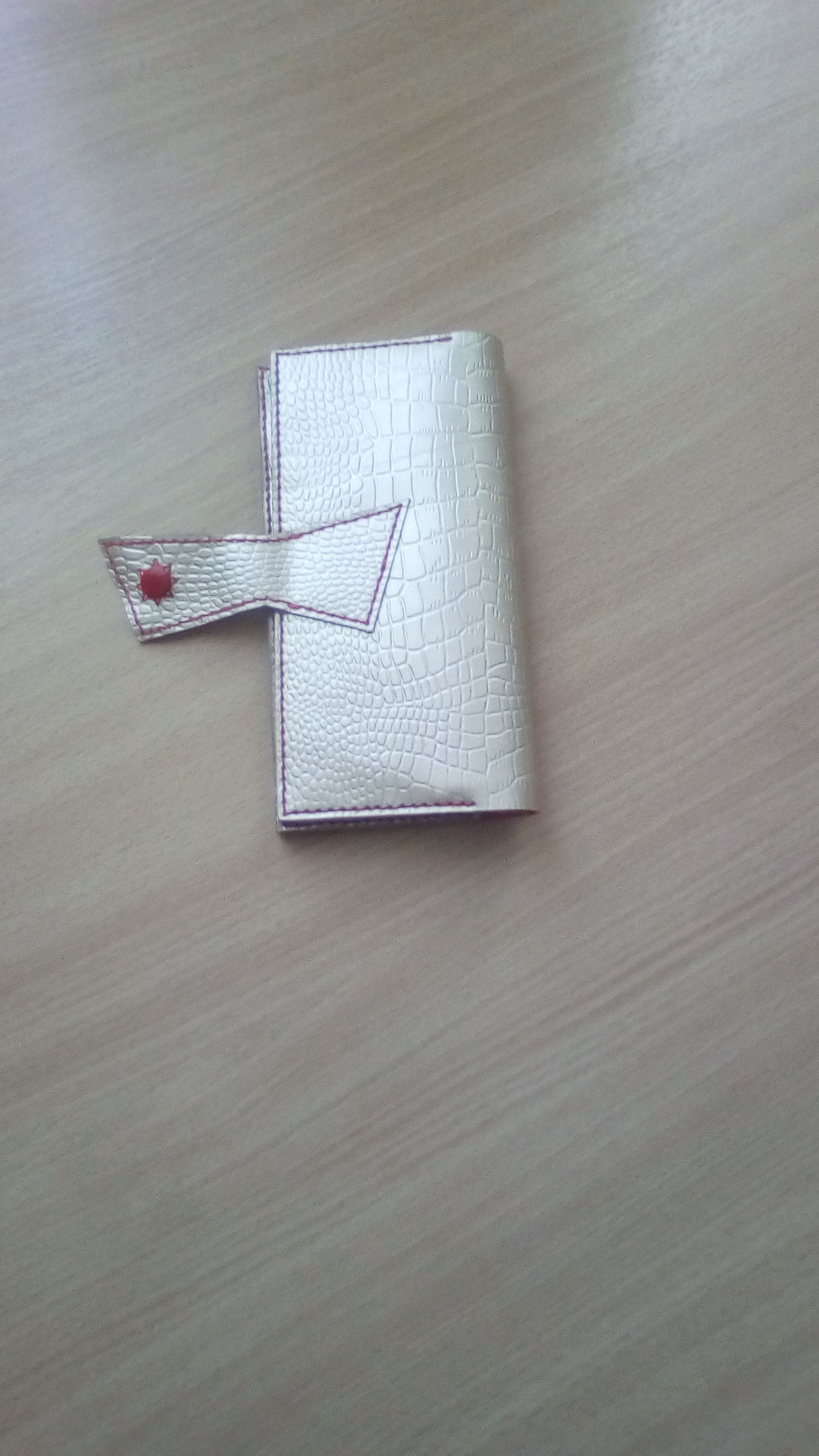 Women's leather wallet 2 - My, Needlework without process, Leather craft, With your own hands, Longpost