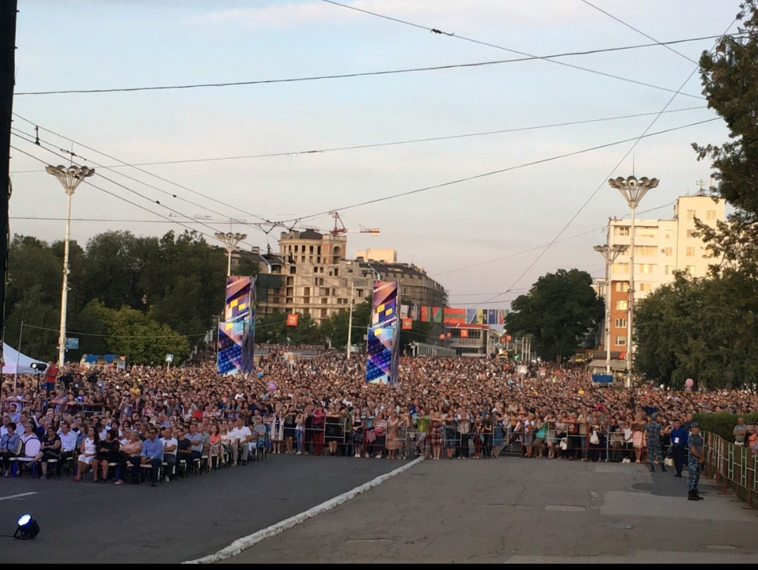 Kirkorov and Agutin in Tiraspol, in the capital of the PMR - Philip Kirkorov, Leonid Agutin, Tiraspol, Concert