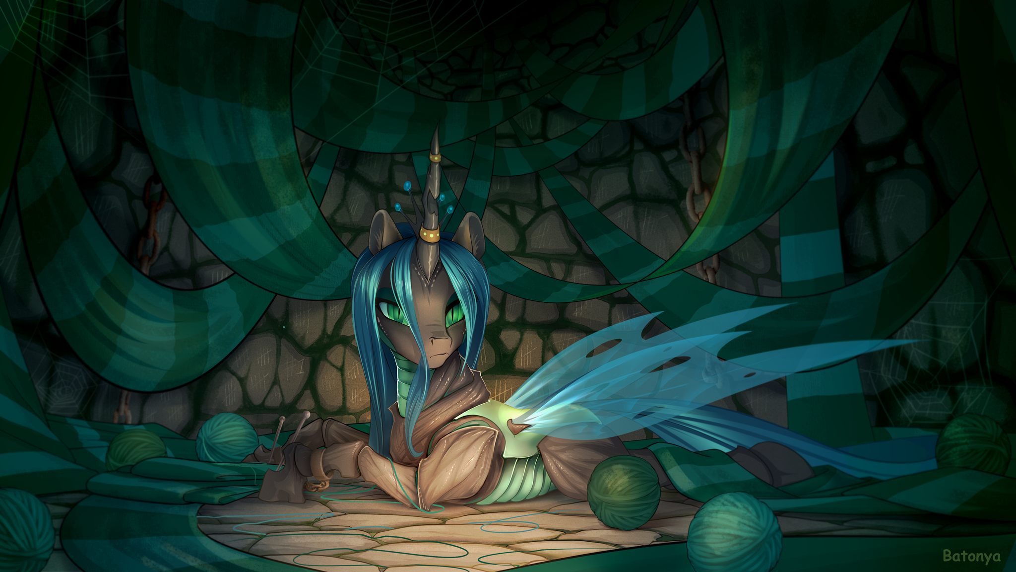 Chrisalys ommission - My Little Pony, Queen Chrysalis, Batonya