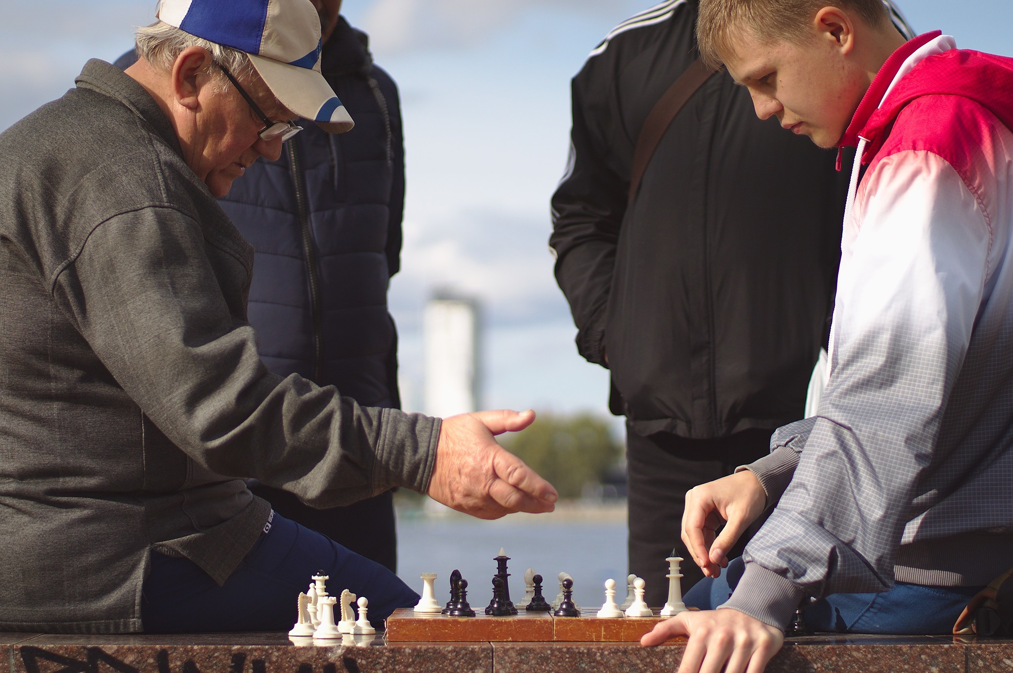 Your turn - My, The photo, Chess, Youth, Old age