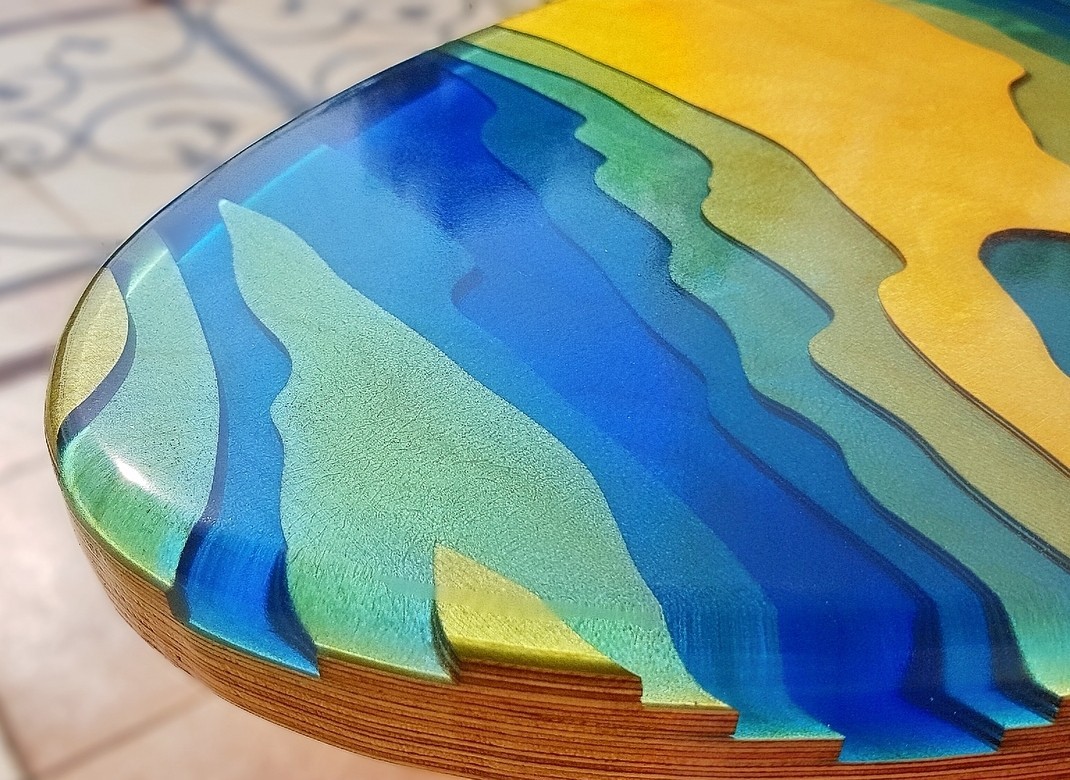 I love tables - My, Table, Epoxy resin, With your own hands, Longpost