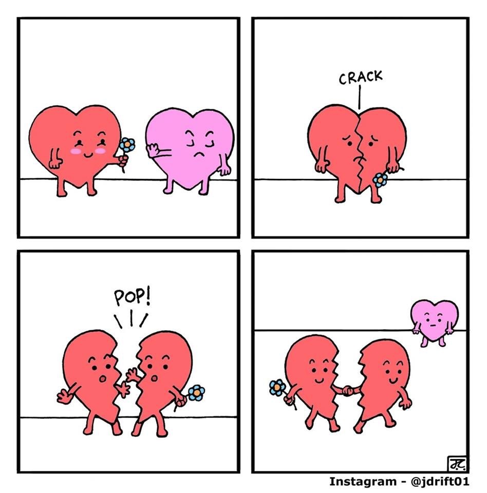 The birth of self love - Love, Comics, Humor