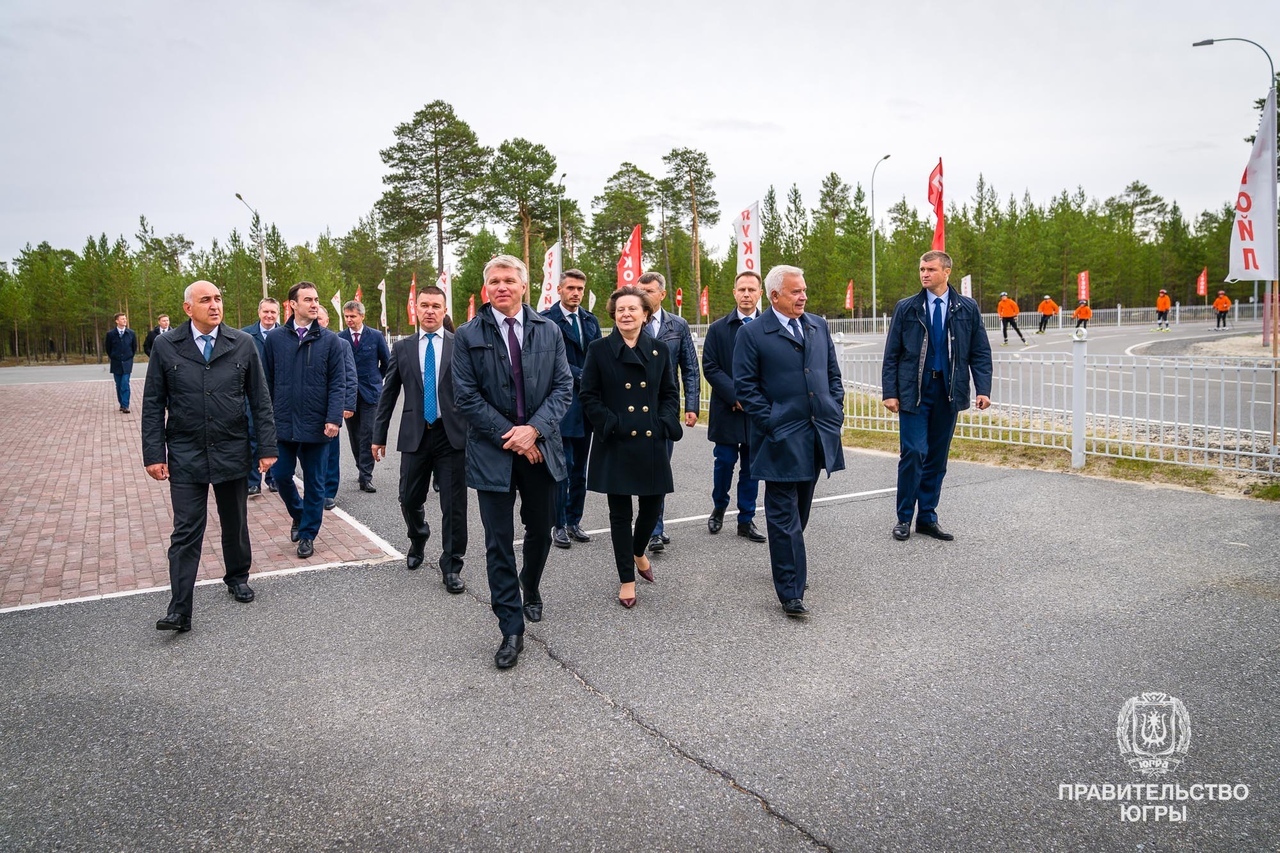 In Kogalym, trees and grass were painted for the arrival of the Minister of Sports. - Russia, Video, Longpost, Christmas trees, Grass, Painting, Kogalym