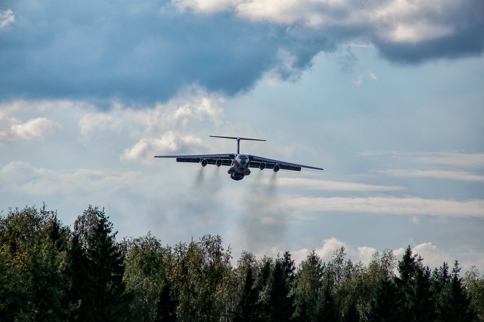 Preparation for civil defense exercises (photo report) - My, Teachings, Ministry of Emergency Situations, Aviation, IL-76, Firefighters, The photo, Reportage, Longpost