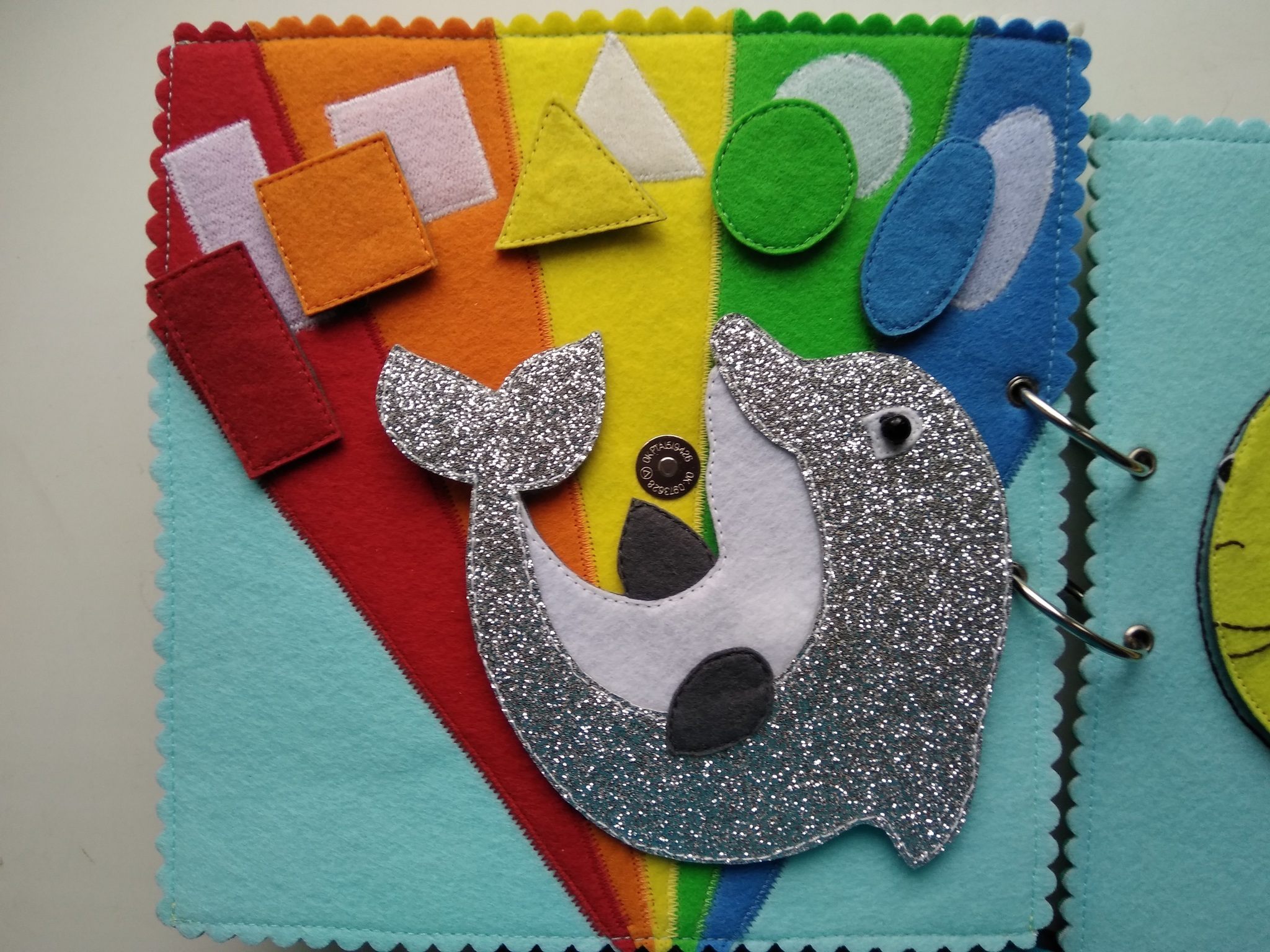 Developing tactile felt book. - My, Hobby, Developing, Felt, Needlework, Needlework without process, Children's literature, Longpost, Toys