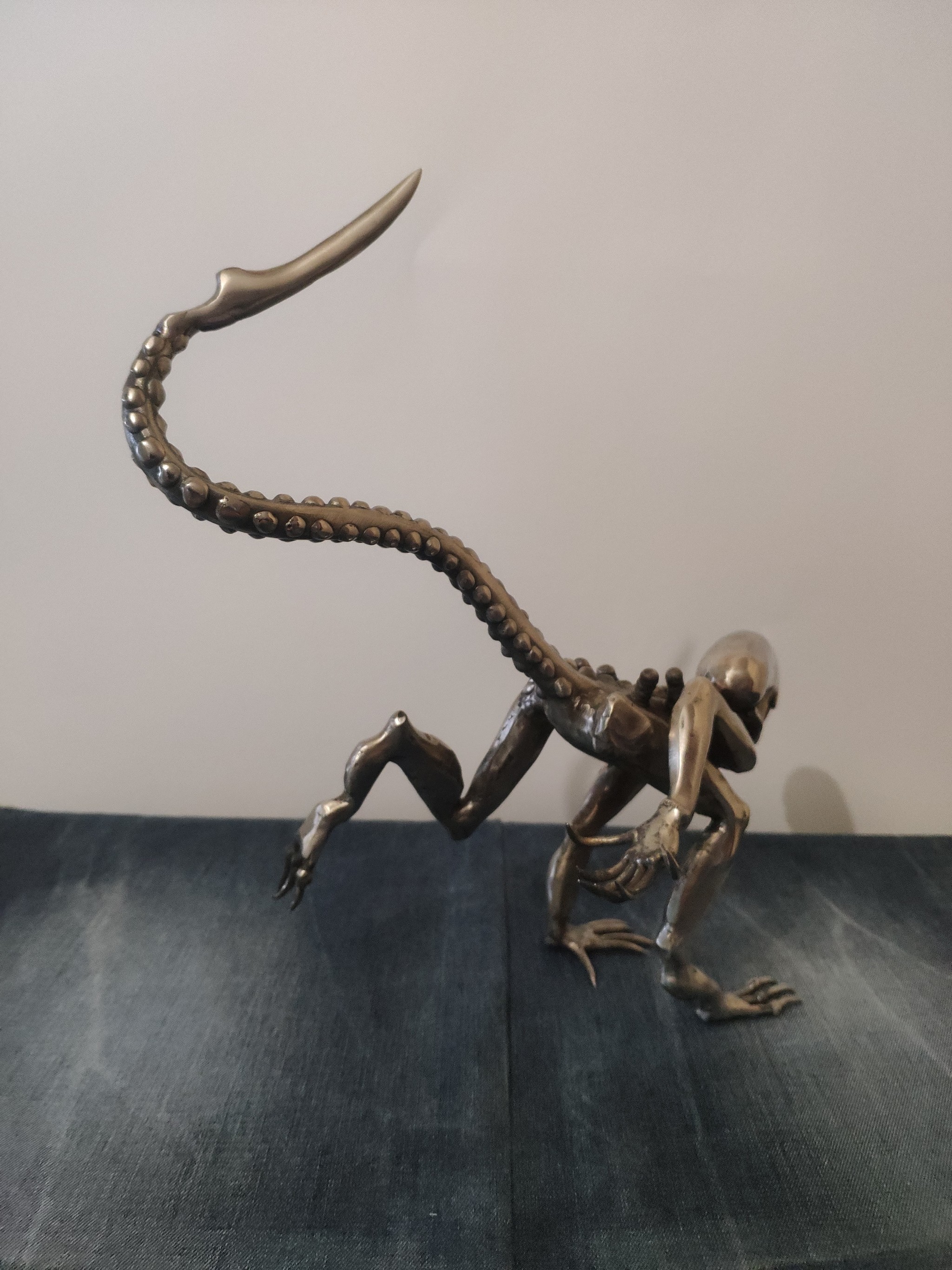 xenomorph runner - My, Handmade, With your own hands, Longpost, Needlework without process, Stranger, Xenomorph, Video