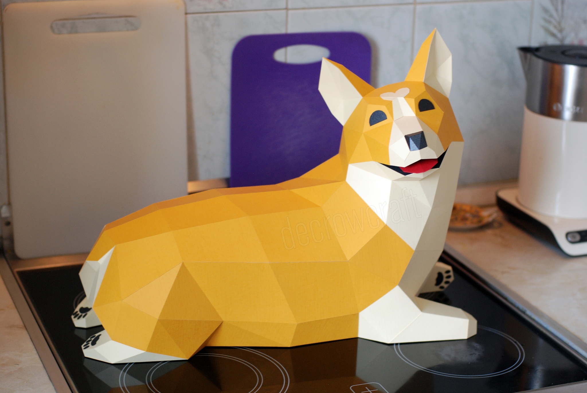 Methakura Corgi Reamers - My, Corgi, Papercraft, Methakura, Paper, Longpost