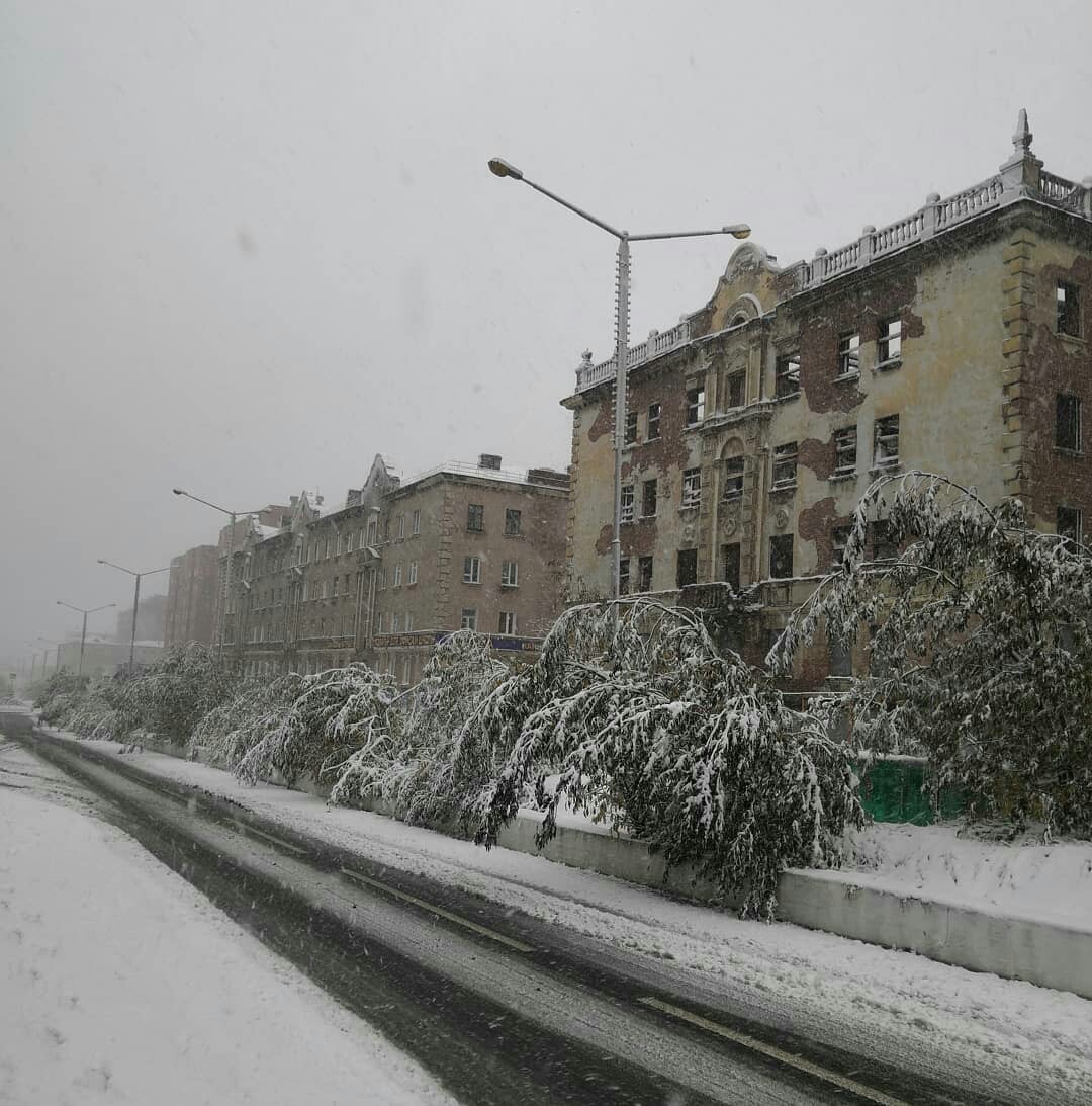 Snowy Norilsk - Russia, Norilsk, Winter, Longpost, Krasnoyarsk region