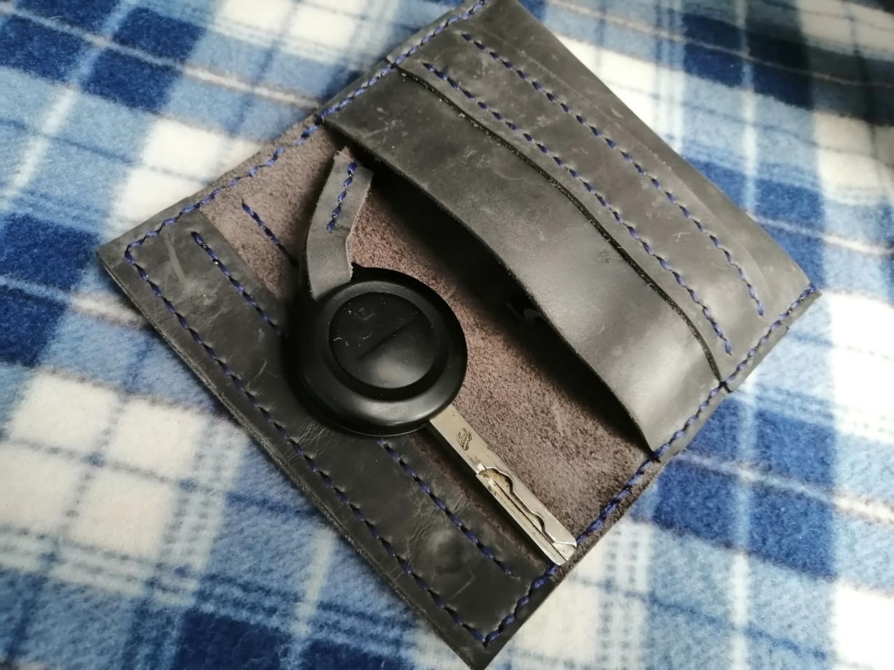 A set of little things for yourself - My, Leather craft, Leather products, With your own hands, Wallet, Longpost