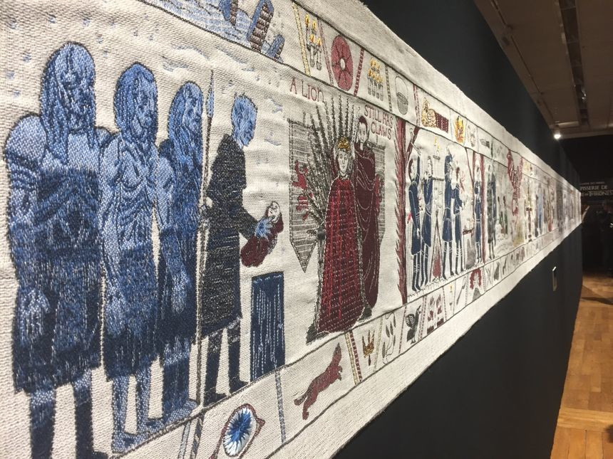 Tapestry based on Game of Thrones. - Tapestry, Carpet, Game of Thrones, Video, Longpost