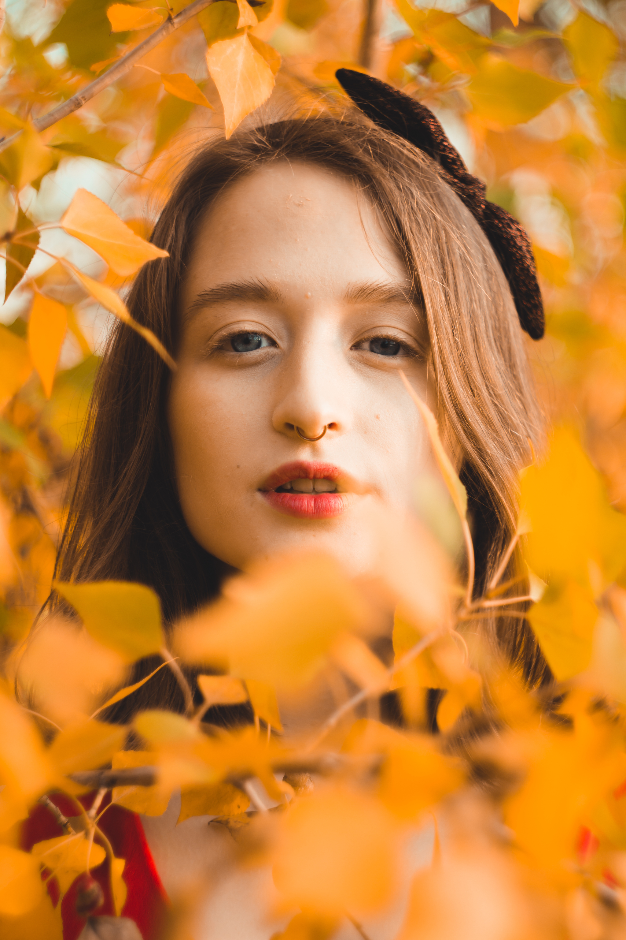 Autumn through Helios - My, Autumn, Helios, Helios44-2, Girls, Longpost, Helios, Helios44-2