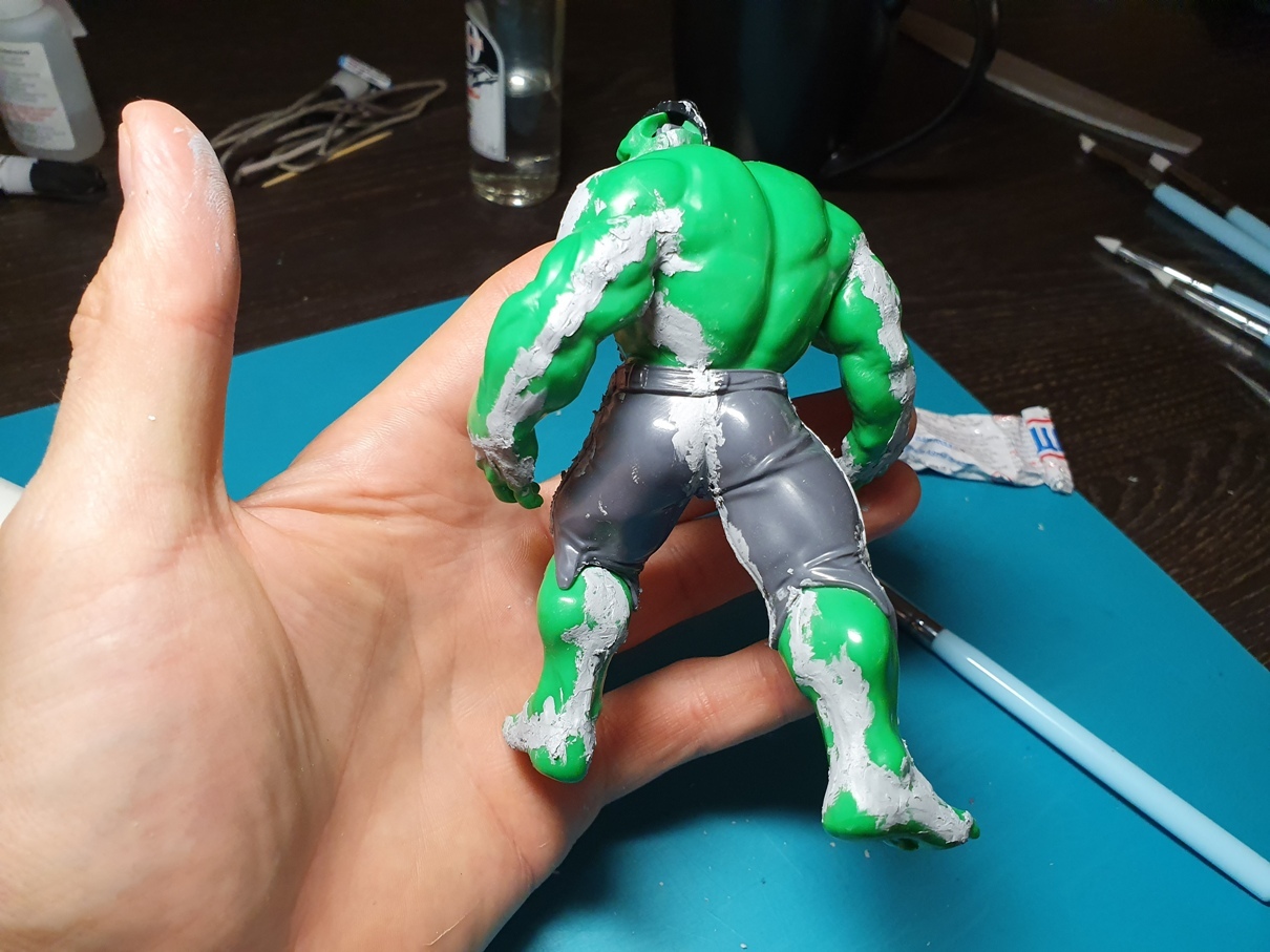 Pumping figures Hulk. Humorous story with pictures. 1 part. - My, Hulk, Avengers, Crafts, With your own hands, Needlework with process, Longpost