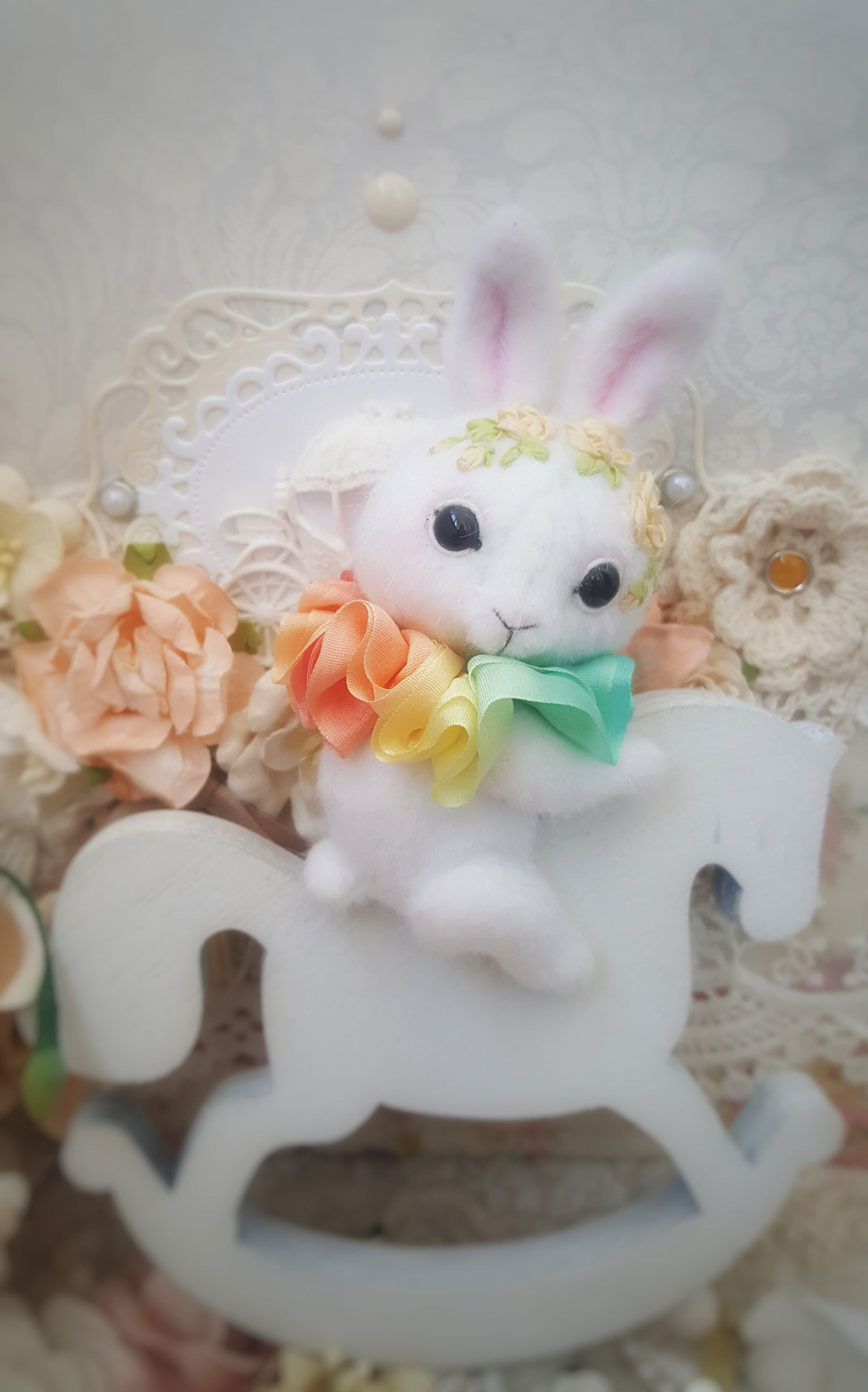 Miniature and cute teddy bunnies. - My, Teddy, Teddy's friends, Teddy hare, Miniature, Longpost, Needlework without process