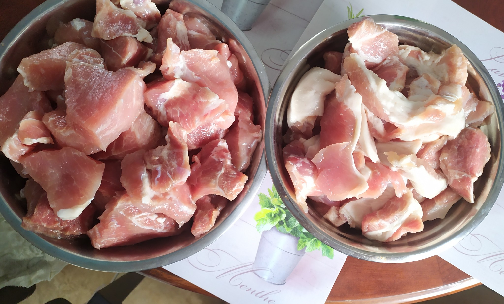 Pork ham. - My, Homemade sausage, Food, Cooking, Recipe, Meat, Longpost