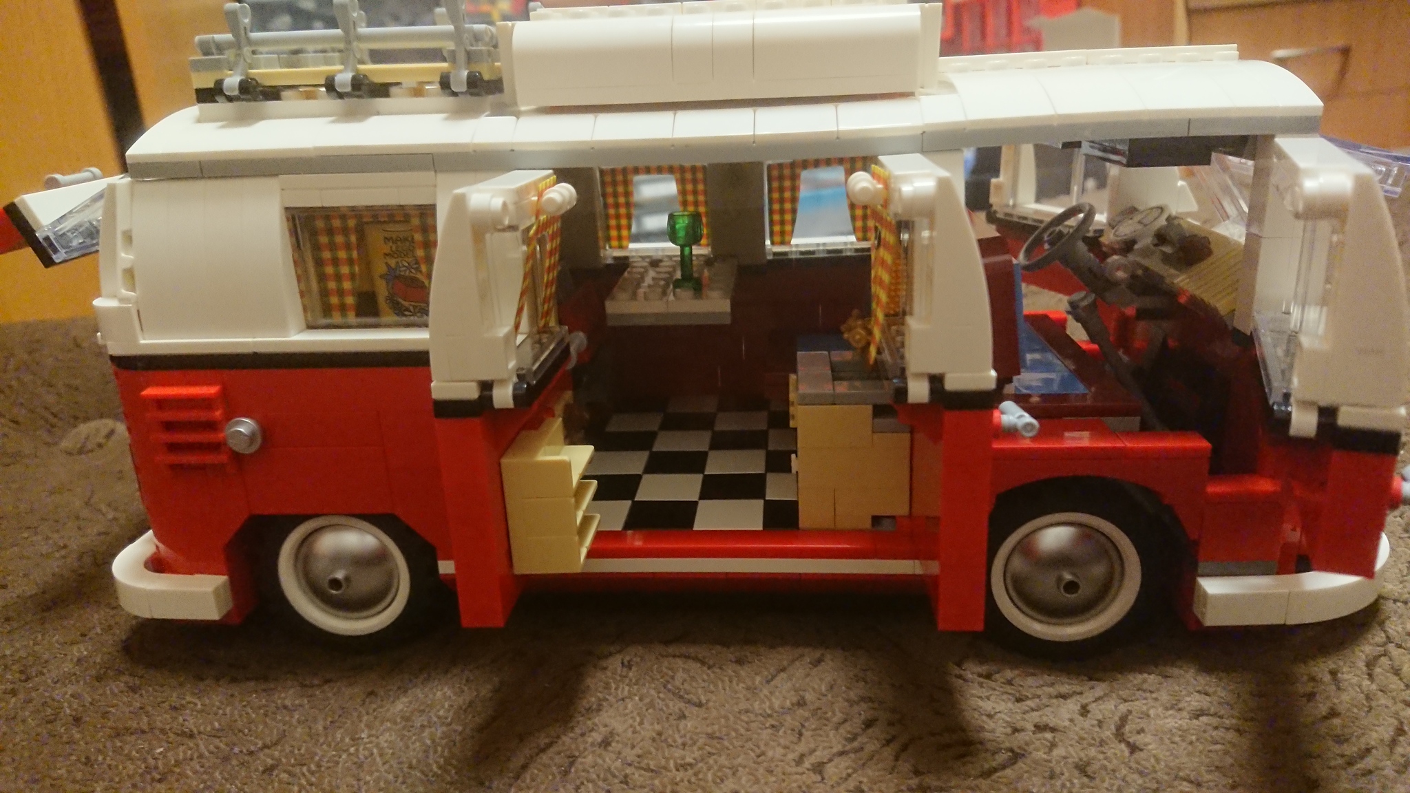 Set 10220 - Volkswagen TI Camping Van - My, Volkswagen, Lego, Assembly, Longpost