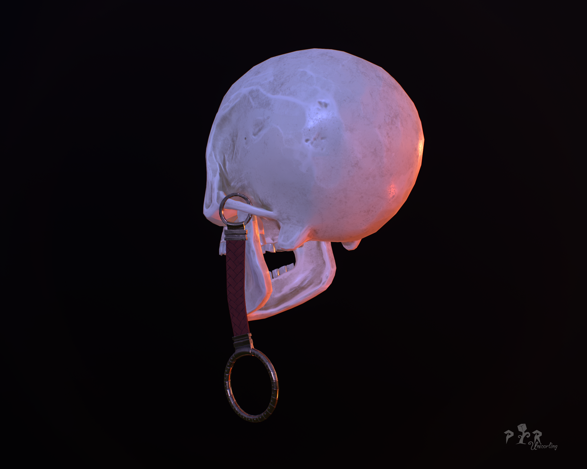 Old skull-ы свело - Моё, Компьютерные игры, Planscape, Planscape:torment, Ретро-Игры, 3D, Autodesk Maya, Substance painter