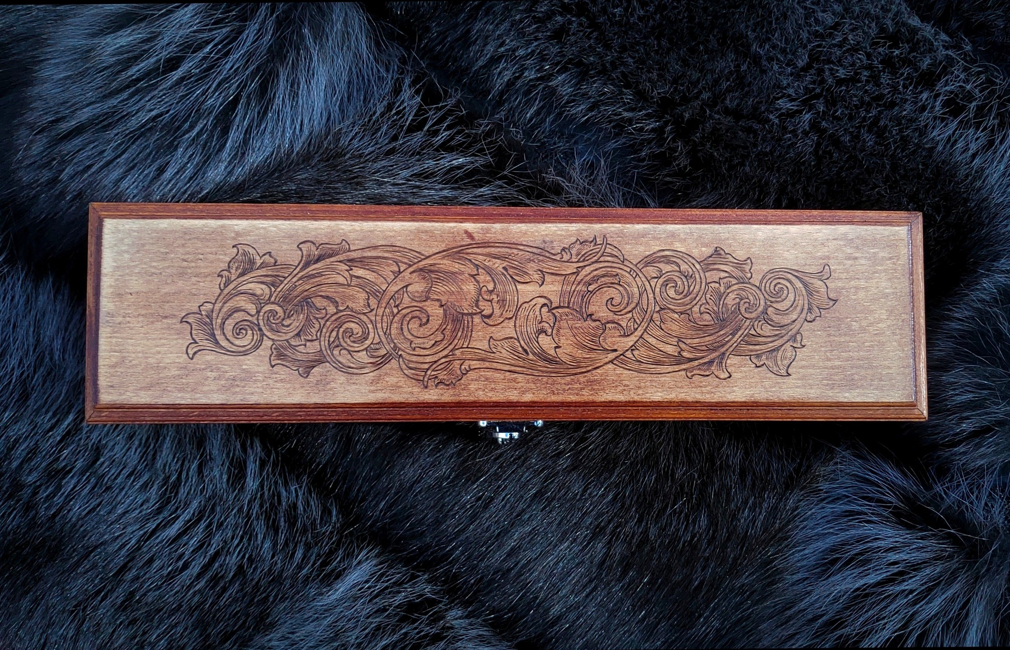 box with patterns - My, Burning out, Wooden box, Patterns, Ornament, Pyrography, With your own hands, Casket