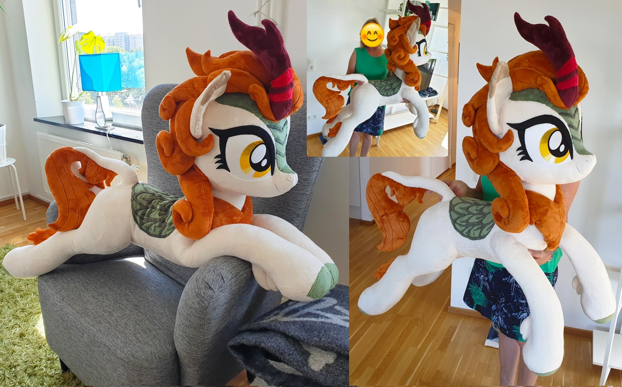 What an okuennaya kirinyasha I have! - My little pony, MLP Kirin, Autumn blaze, Plush Toys